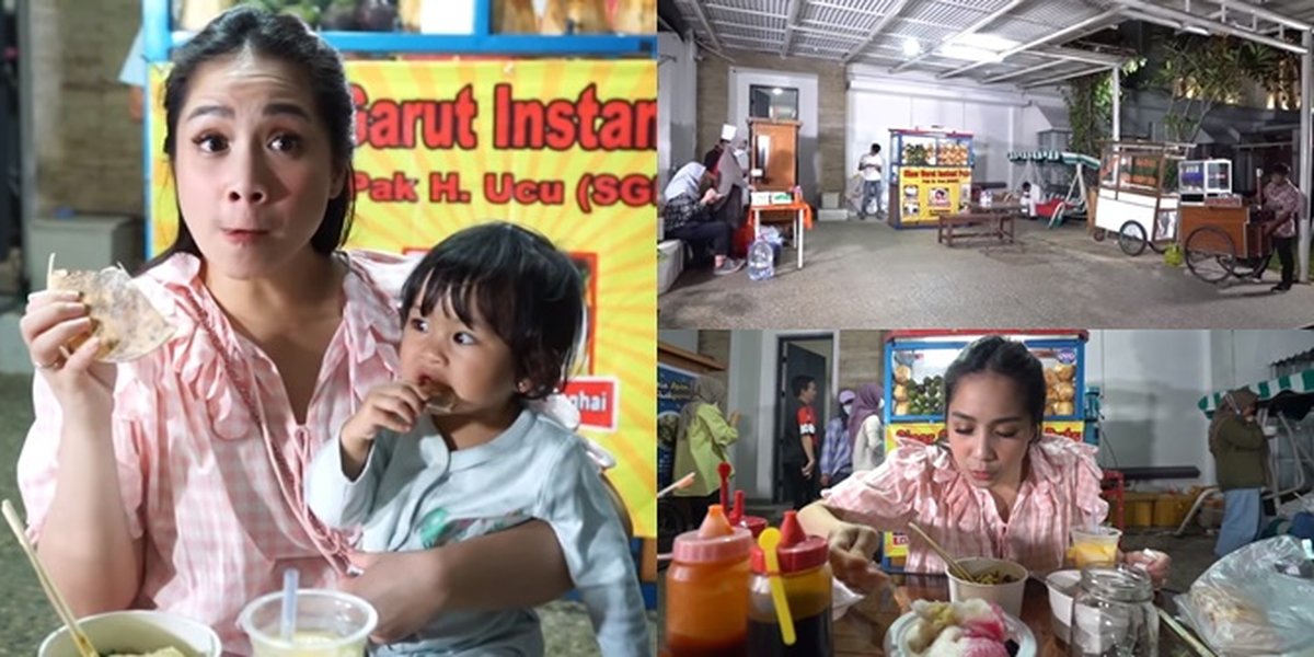 Photos of Nagita Slavina Craving Childhood Snacks, Even Called 4 Food Sellers to the House!