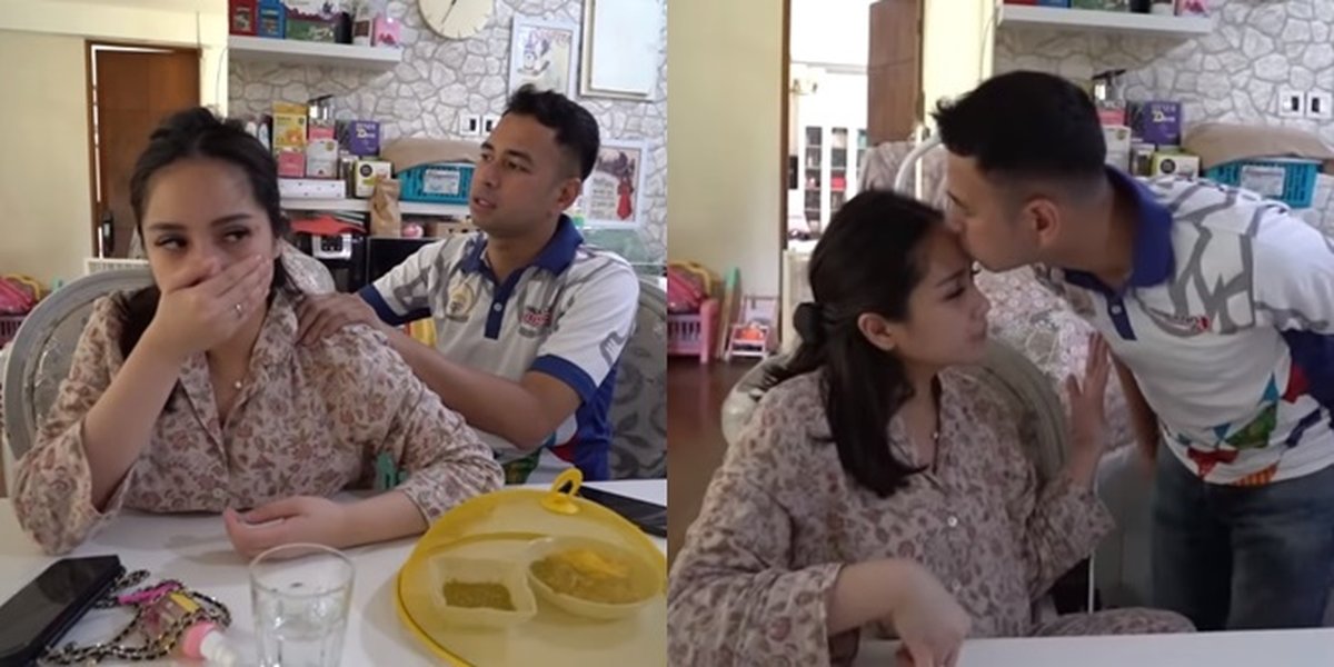 Photos of Nagita Slavina Experiencing Nausea During Early Pregnancy, Constant Burping Until Massaged by Raffi Ahmad