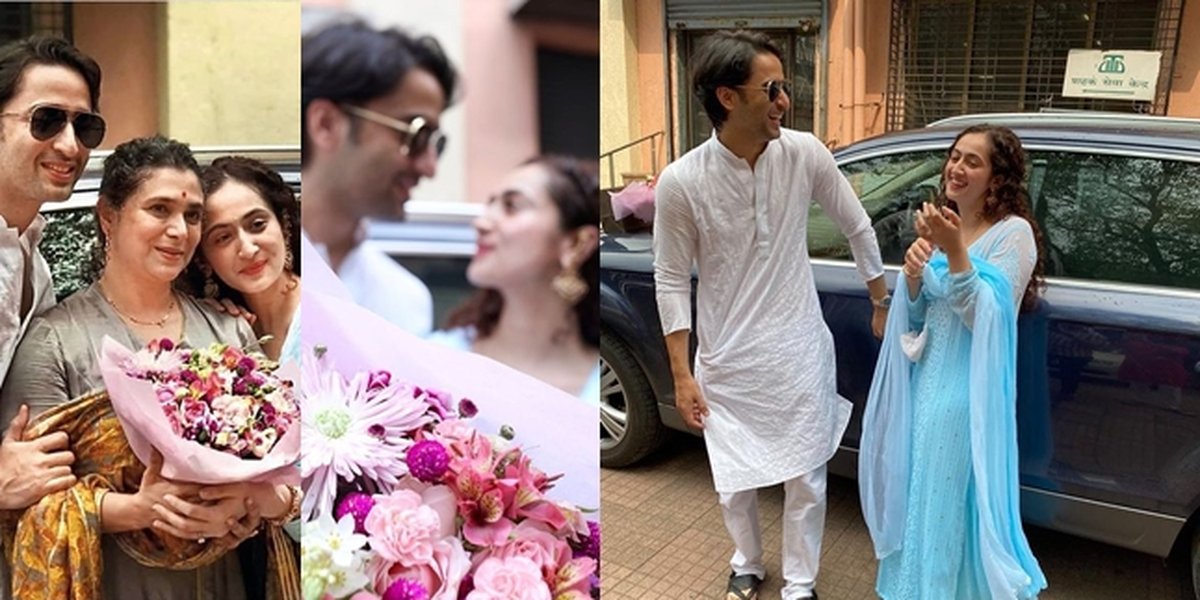 Photos of Shaheer Sheikh and Ruchikaa Kapoor's Wedding, Casual with Flip Flops - Super Happy