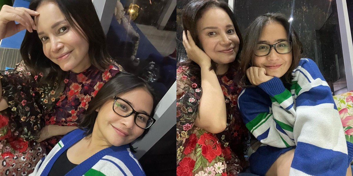 Photos of Rossa and Prilly Latuconsina Having Suhoor Together, Showing Their Natural Beauty Without Makeup