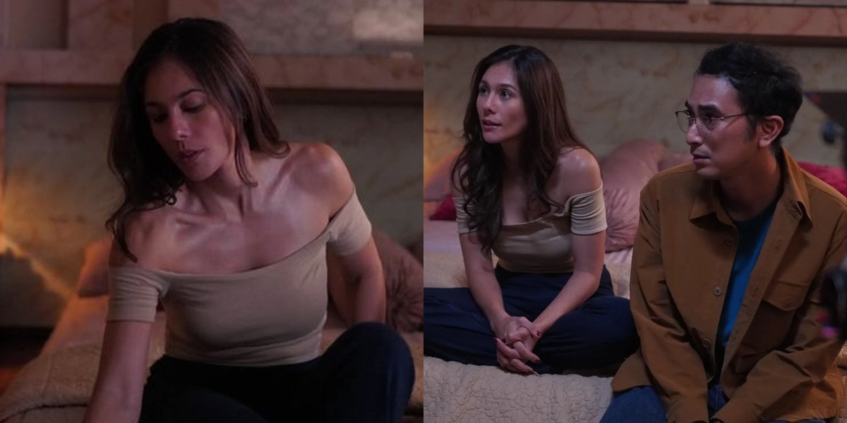 Photos of Wulan Guritno Returning to Acting on Set, Showing Beautiful Shoulders and Timeless Beauty!