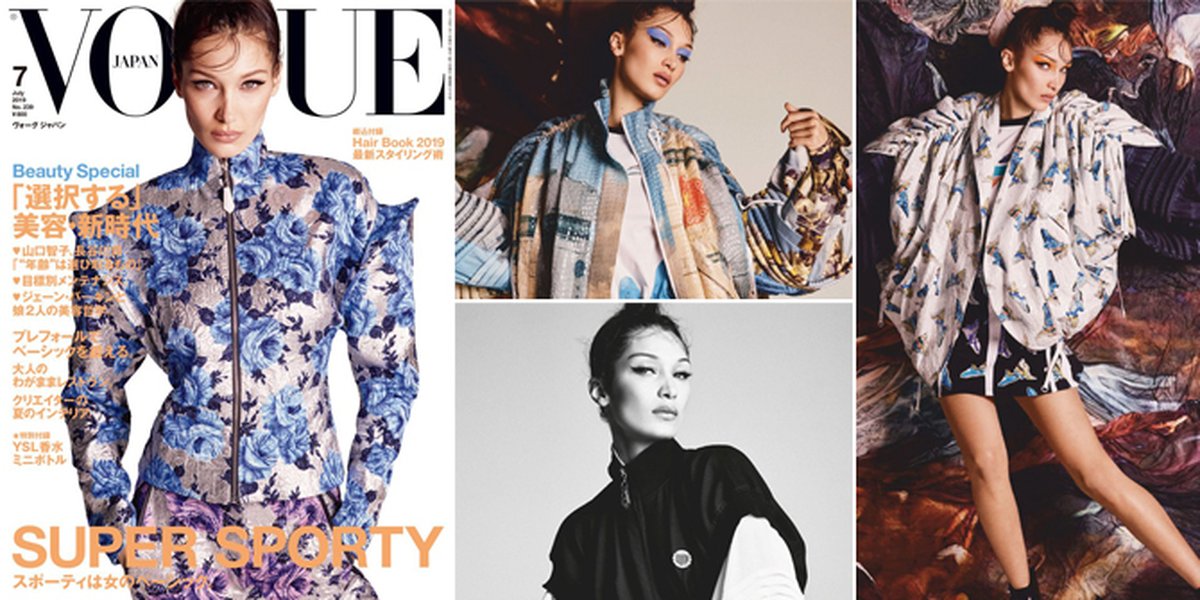 PHOTO: Bella Hadid's Beautiful Style on the Cover of Vogue Japan, So Cool!