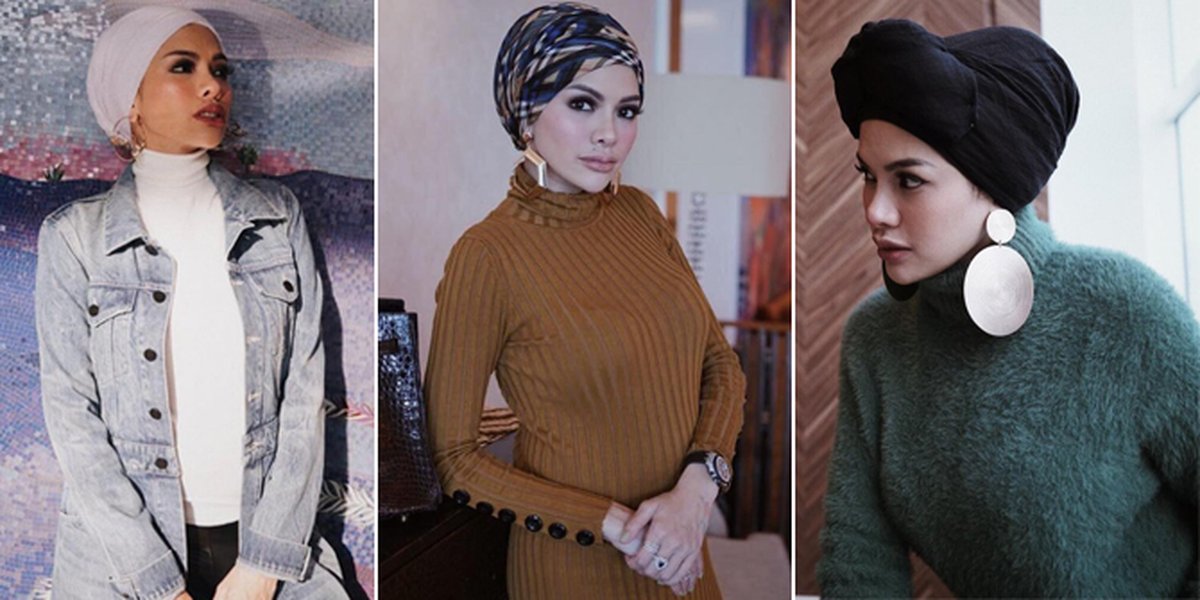 PHOTO: Nikita Mirzani's Turban Hijab Style, Beautiful & Stylish!