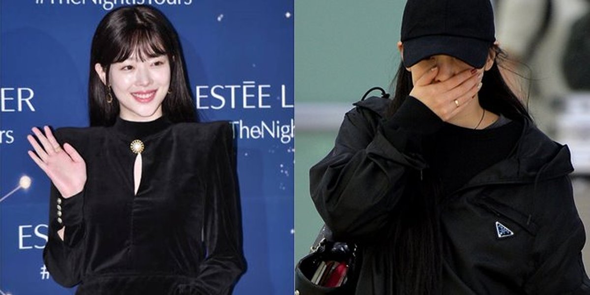 PHOTO: Goo Hara Arrives in Korea, All Black Outfit - Unable to Hold Back Tears at the Airport