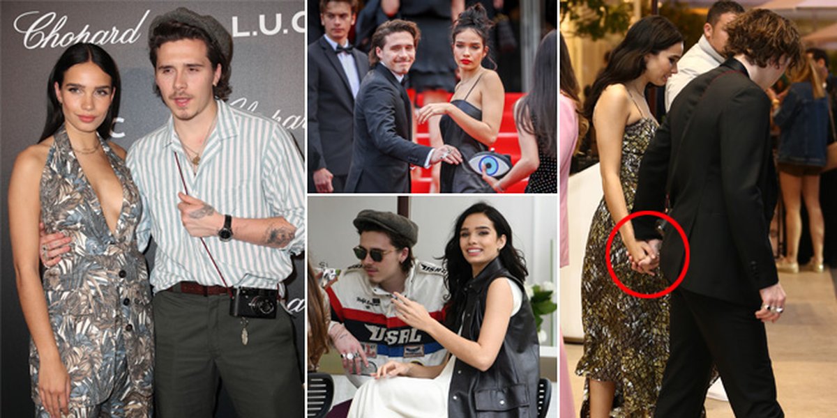 PHOTO: Attending the Cannes Festival, Brooklyn Beckham Posing Affectionately with Girlfriend