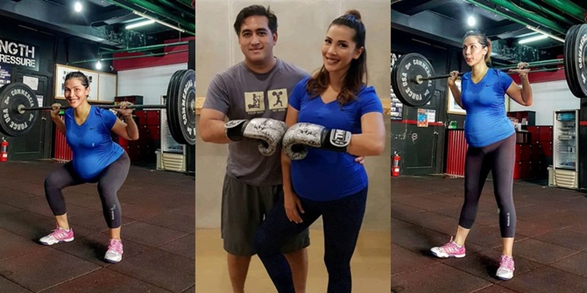 PHOTO: 32 Weeks Pregnant, Nadia Mulya Still Active in Sports