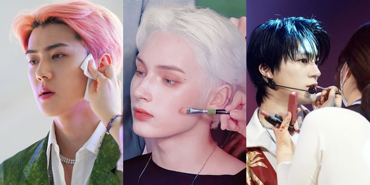 Handsome Idol's Photos When Getting Makeup, Too Unreal Like Canvas Paintings to Art Statues