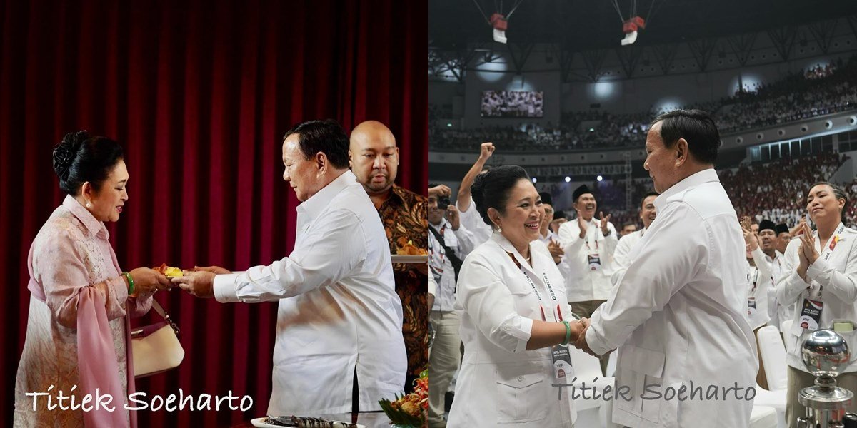 Photo: Celebrating Prabowo Subianto's Birthday, Titiek Soeharto: Happy Birthday to Mr. Bowo