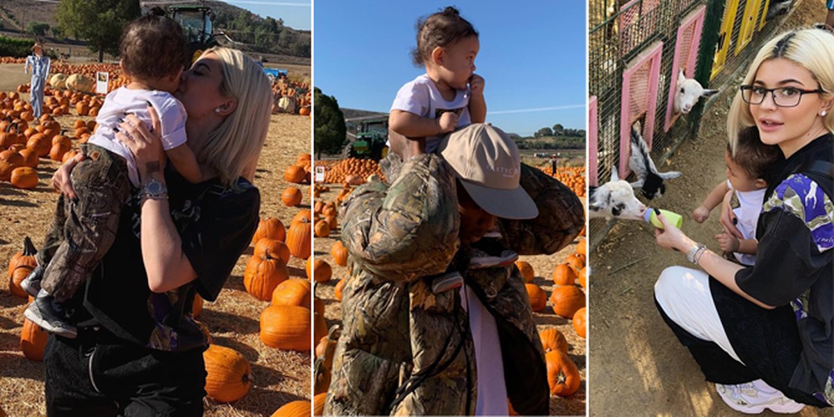 PHOTO: Ahead of Halloween, Kylie Jenner Takes Stormi to the Pumpkin Patch