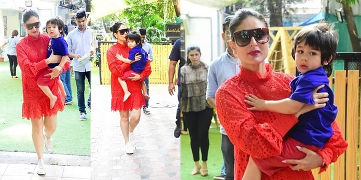 PHOTO Ahead of Taimur Ali Khan's 3rd Birthday Celebration, Kareena Kapoor Checks Party Location Wearing Beautiful Dress