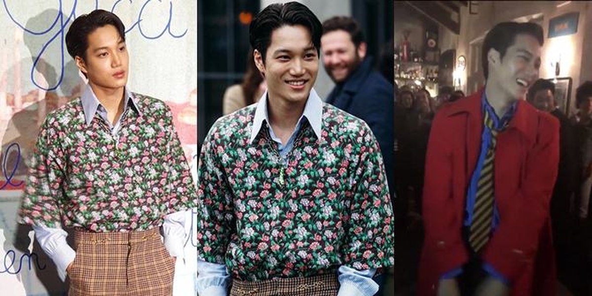 Photo of Kai EXO at Gucci Milan Fashion Week Event, the Handsome Flower Boy Awaited by Many Fans