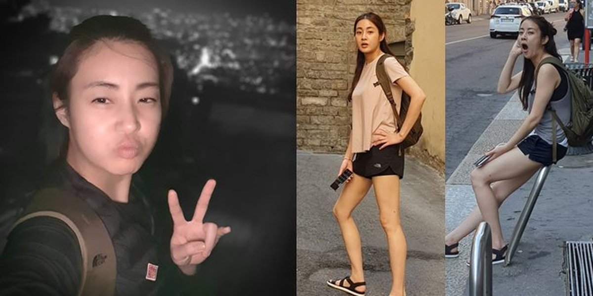 Photo of Kang Sora's Relaxing Vacation Without Makeup, Even Yawning by the Roadside