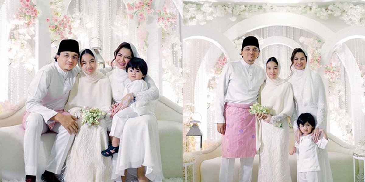 New Family Photo of Engku Emran with Wife and Stepchild, Aleesya's Smile Stands Out