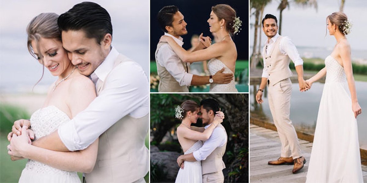 PHOTO: Sweet Intimacy of Randy Pangalila & Chelsey After Getting Married