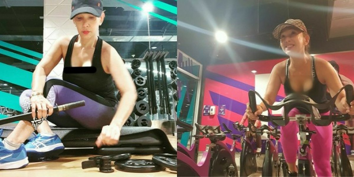 Kiki Fatmala's Photo While Exercising, How to Stay Fit and Youthful at the Age of 51