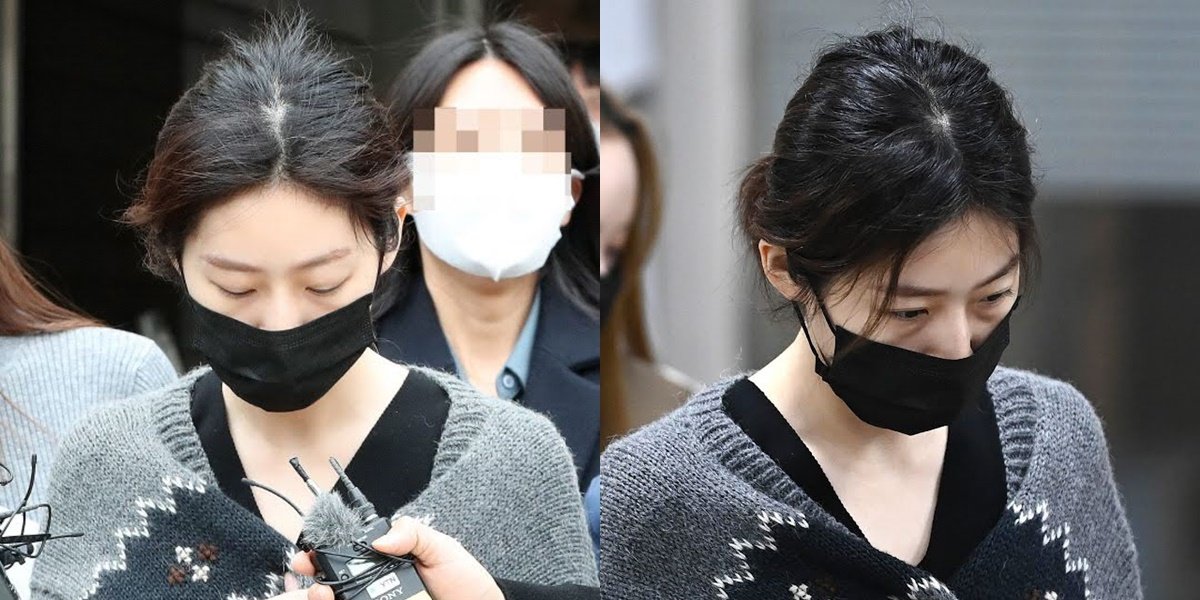 Photo of Kim Sae Ron Attending Trial for Driving Under the Influence, Looking Disheveled and Unfresh