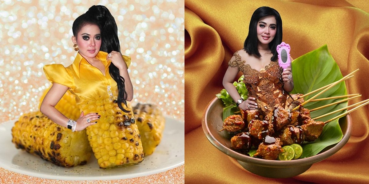 PHOTO: Funny, This Account Edits Syahrini's Photo Out of Food