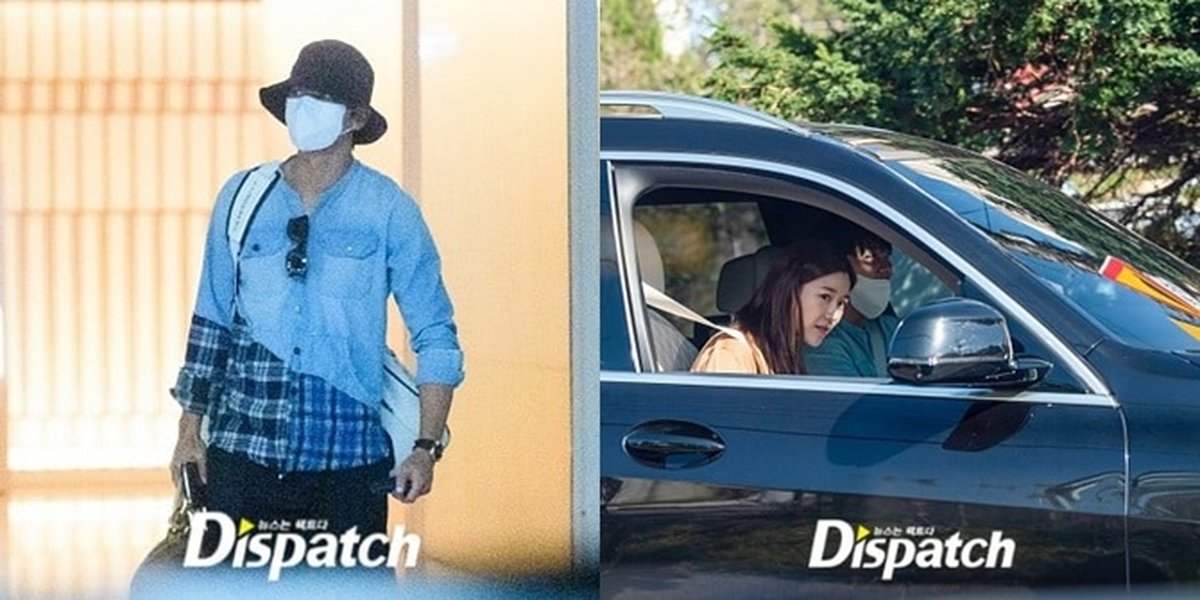 Chronological Photos of Lee Seung Gi and Lee Da In's Simple Date Released by Dispatch, Going to the Bank First and Then Visiting Grandma