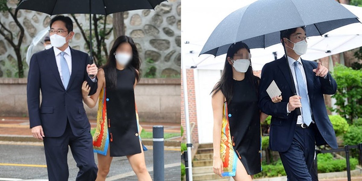 Photo of Lee Wonju, Daughter of Samsung Vice Chairman, Attending a Wedding, Supported by Her Father - The Dress She Wore is Sold Out