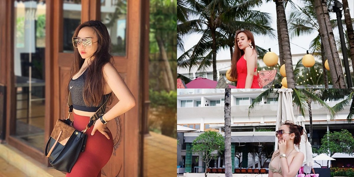 PHOTO: Vacation to Bali, Salmafina Sunan Looks Sexy in a Bikini