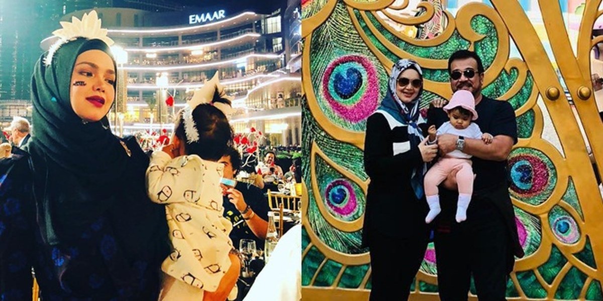 Sweet Holiday Photos of Siti Nurhaliza with Her Children & Husband in Dubai