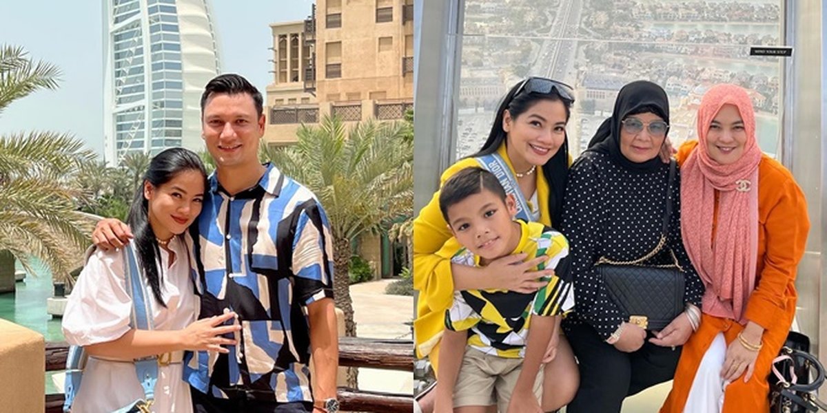Luxury Vacation Photos of Titi Kamal and Christian Sugiono with Family in Dubai, Still Managed to Have a 'Date' Together