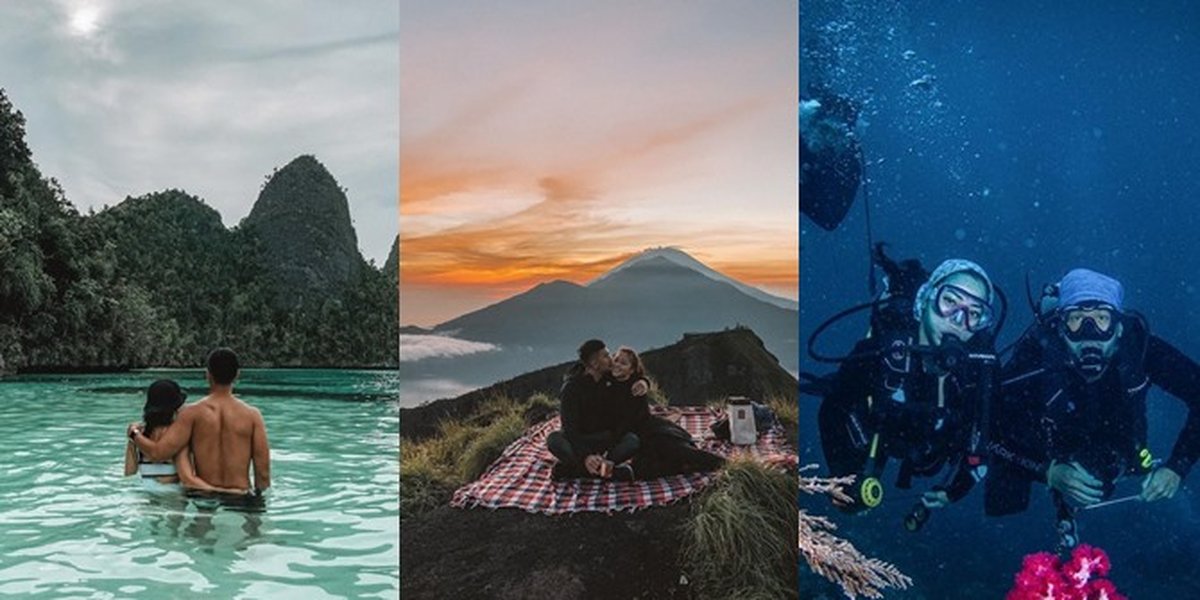 Nikita Willy and Indra Priawan's Vacation Photos Showing the Beauty of Indonesia, Swimming with Sharks