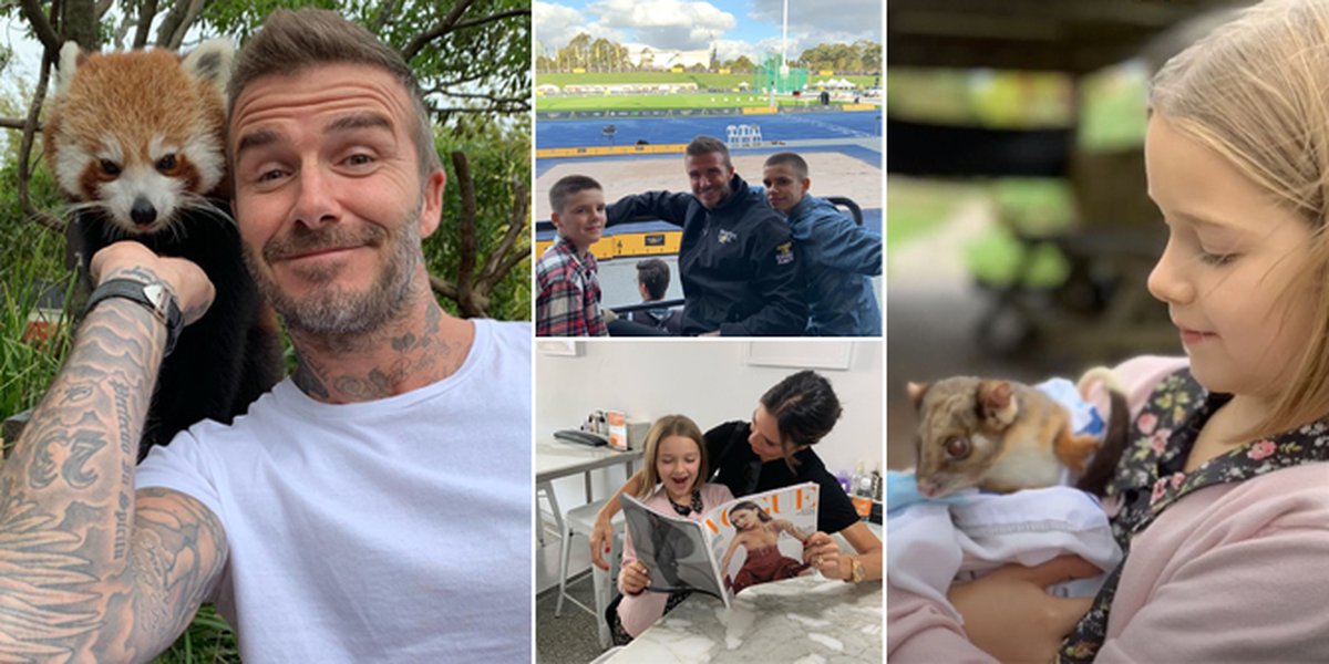 PHOTO: Exciting Vacation of David Beckham & His Children in Australia