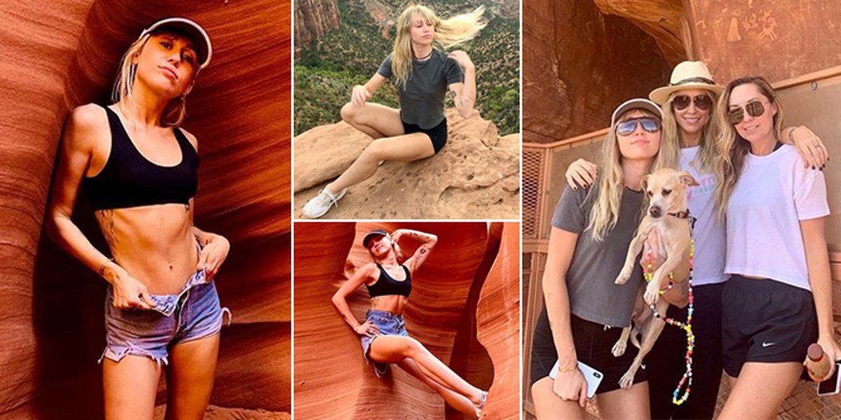 PHOTO: Fun Vacation in Utah, Miley Cyrus's Skinny Body Makes it Hard to Focus