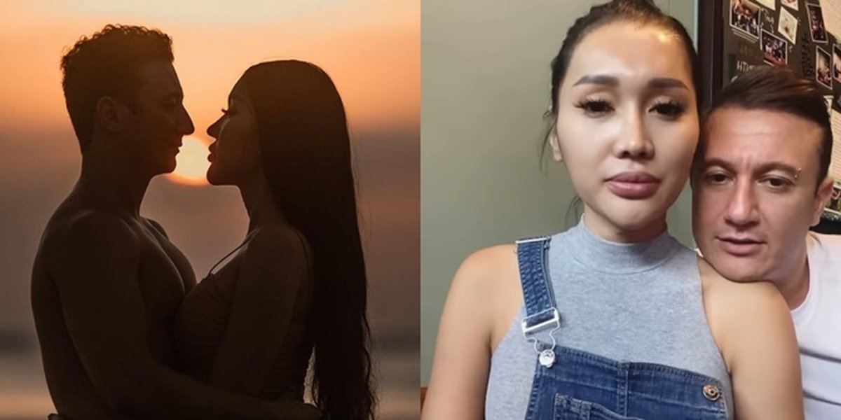Lucinta Luna's Romantic and Funny Photos with Papa Ur Son, Cuddling Shoulders and Holding Stomach