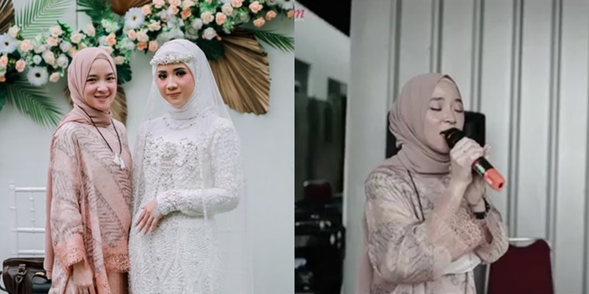 Photo of Nissa Sabyan at Her Brother's Wedding, Netizens Focus on Her Stomach Instead