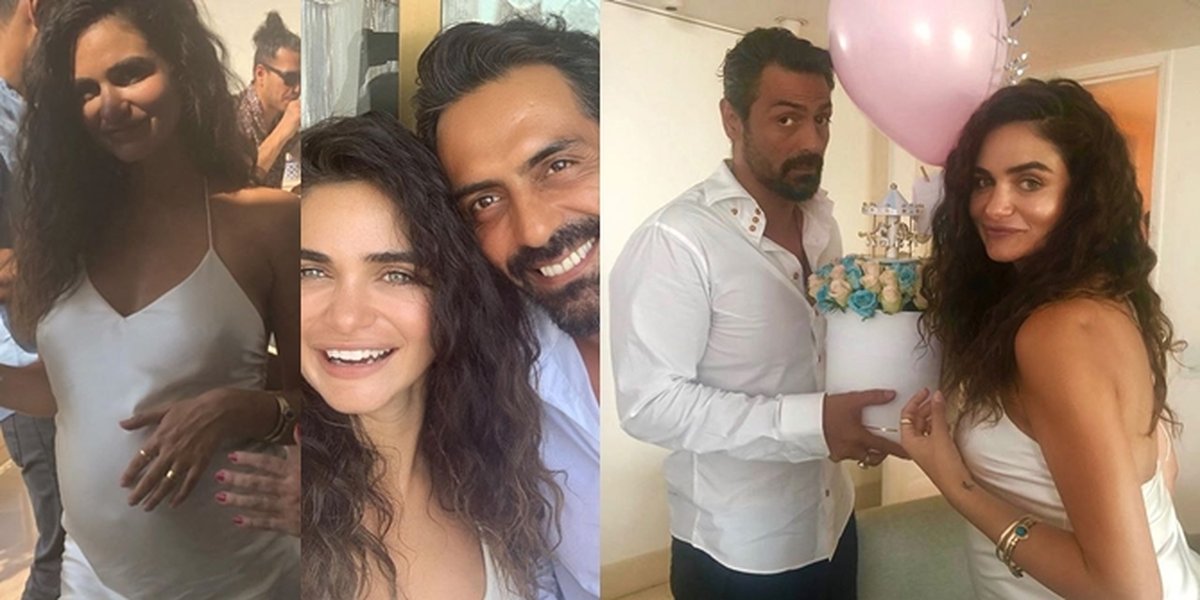 PHOTO Girlfriend Holds Baby Shower, Arjun Rampal's Children Absent