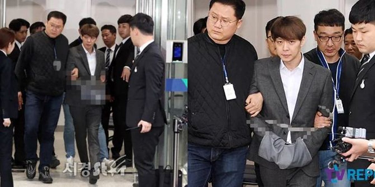 PHOTO: Park Yoochun Handcuffed and Transferred to the Police Office