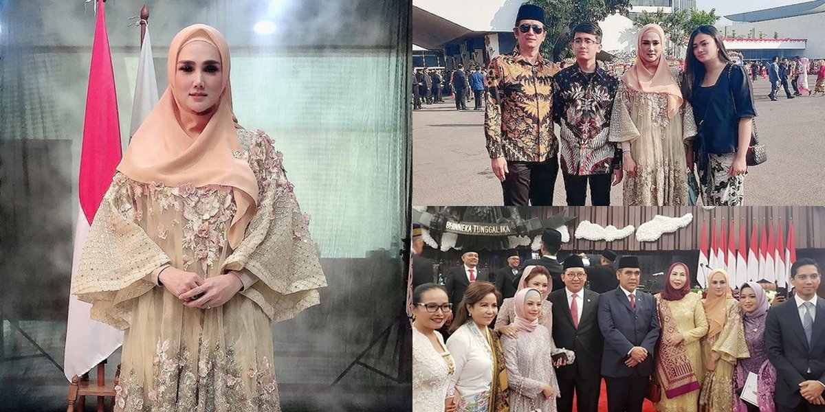PHOTO: Mulan Jameela's Inauguration as a Member of the DPR, Not Accompanied by Ahmad Dhani's Children