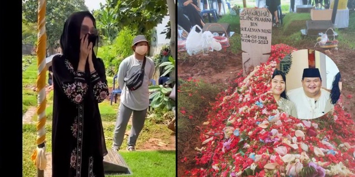 Photos of Ussy Sulistiawaty's Brother's Funeral that Made People Emotional, Andhika Pratama Also Participated in the Burial