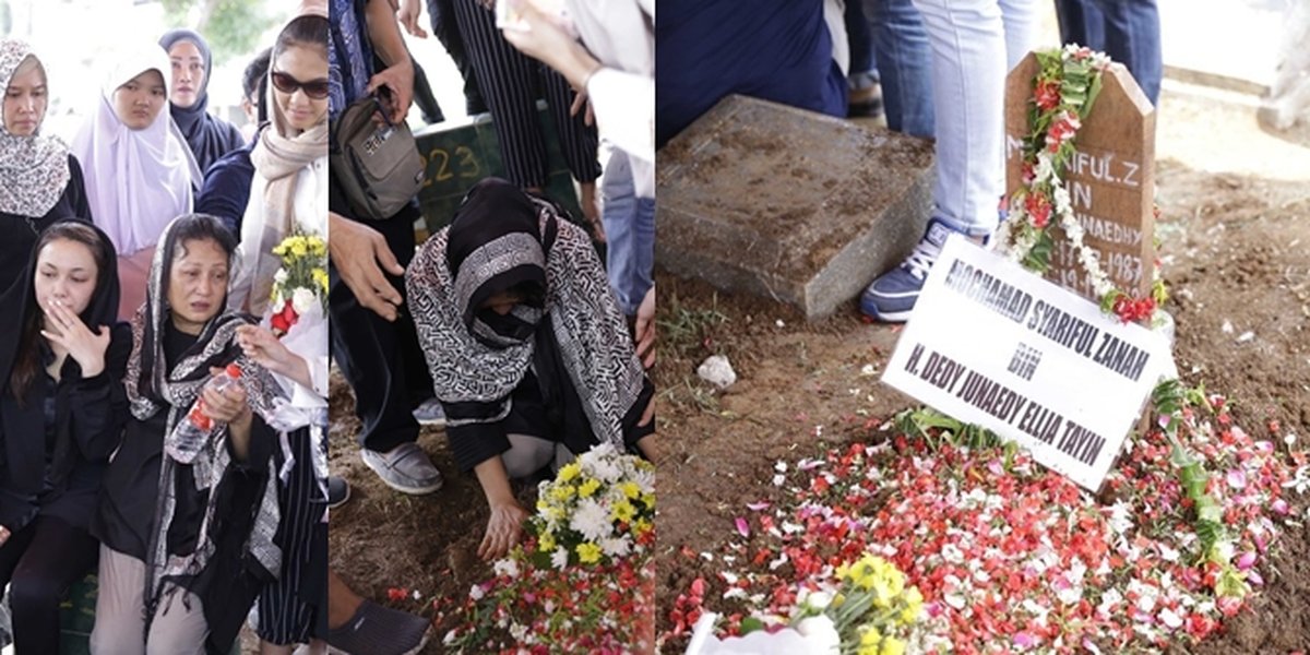 PHOTO Funeral of Cecep Reza, Accompanied by Family and Friends' Grief