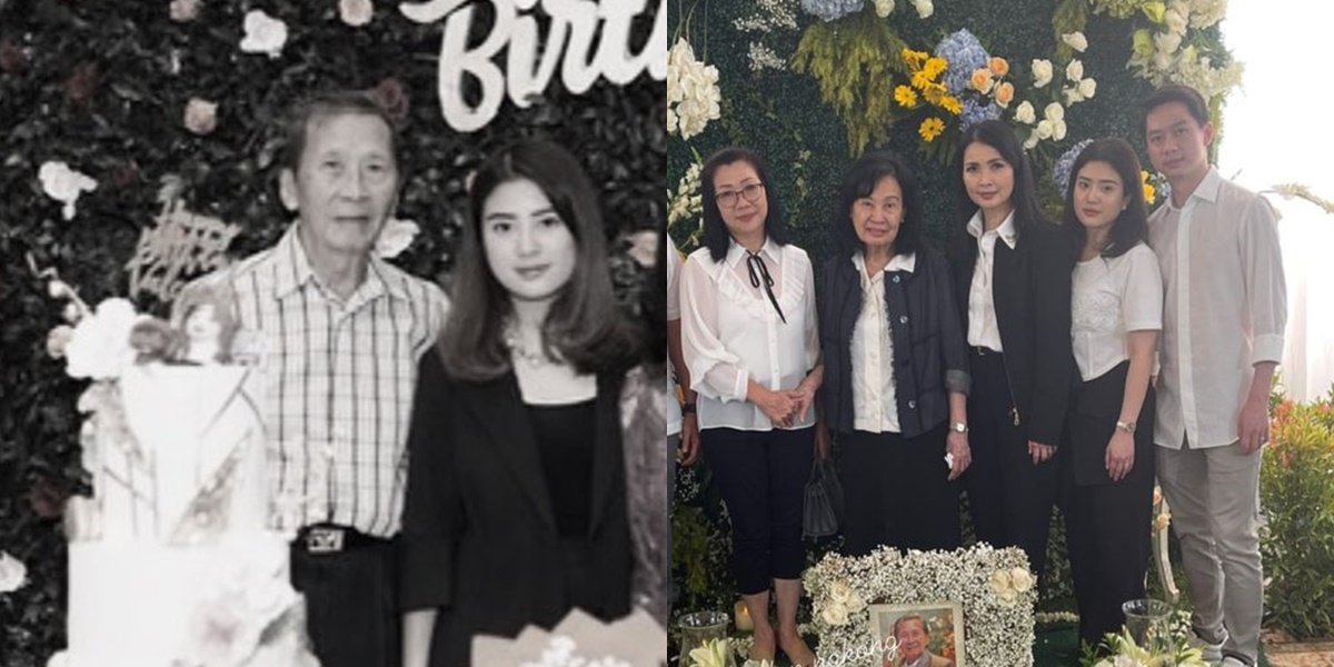 Photos of the Funeral of Valencia Tanoe's Grandfather, Newly Married to Kevin Sanjaya Now Separated from Beloved Grandfather