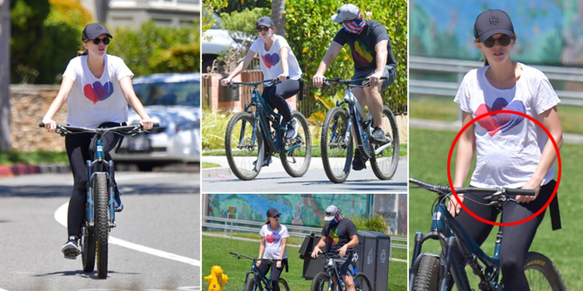 PHOTO: First Appearance of Katherine Schwarzenegger's Baby Bump, Clearly Seen While Cycling