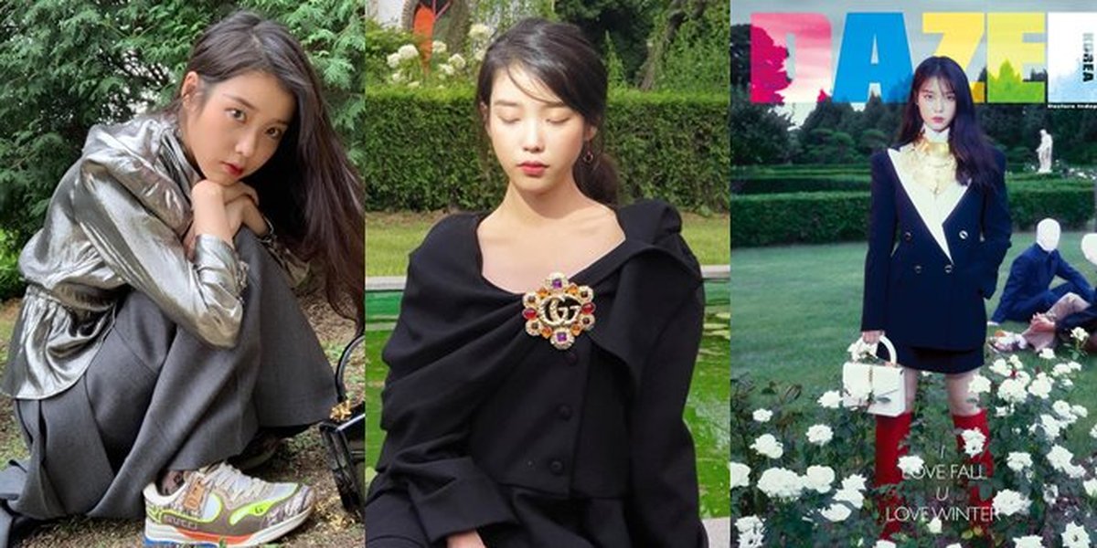 PHOTO: IU's Mannequin-like Appearance Wearing Gucci for Fall Fashion