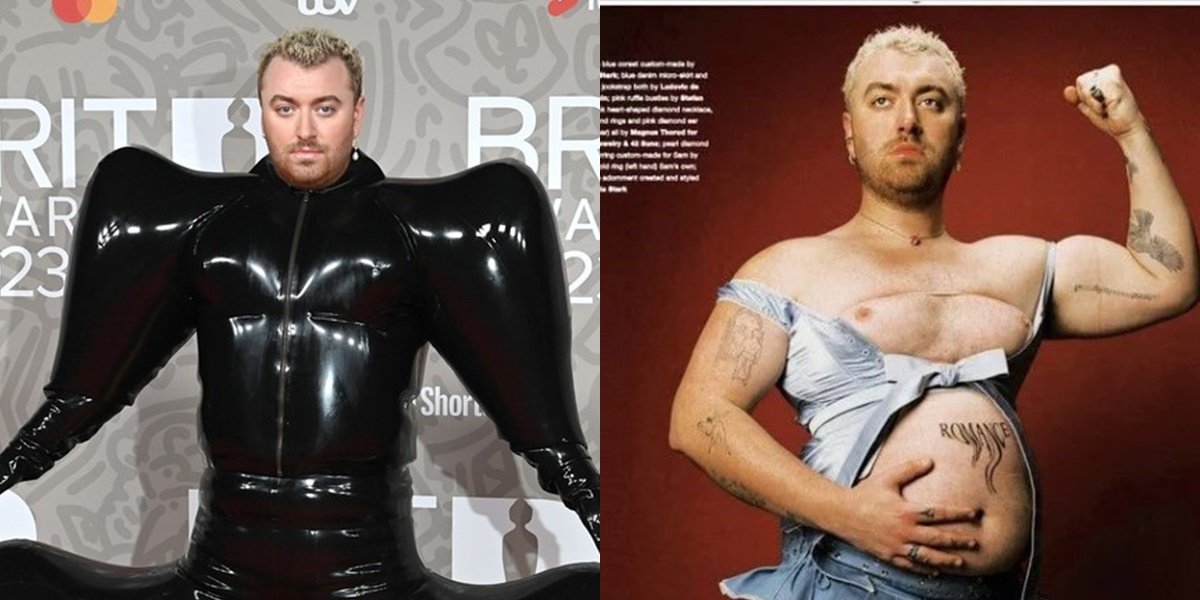 Sam Smith's Eccentric Appearance Who Feels Himself Open as a Man or Woman, Latest Pose Like a Pregnant Woman