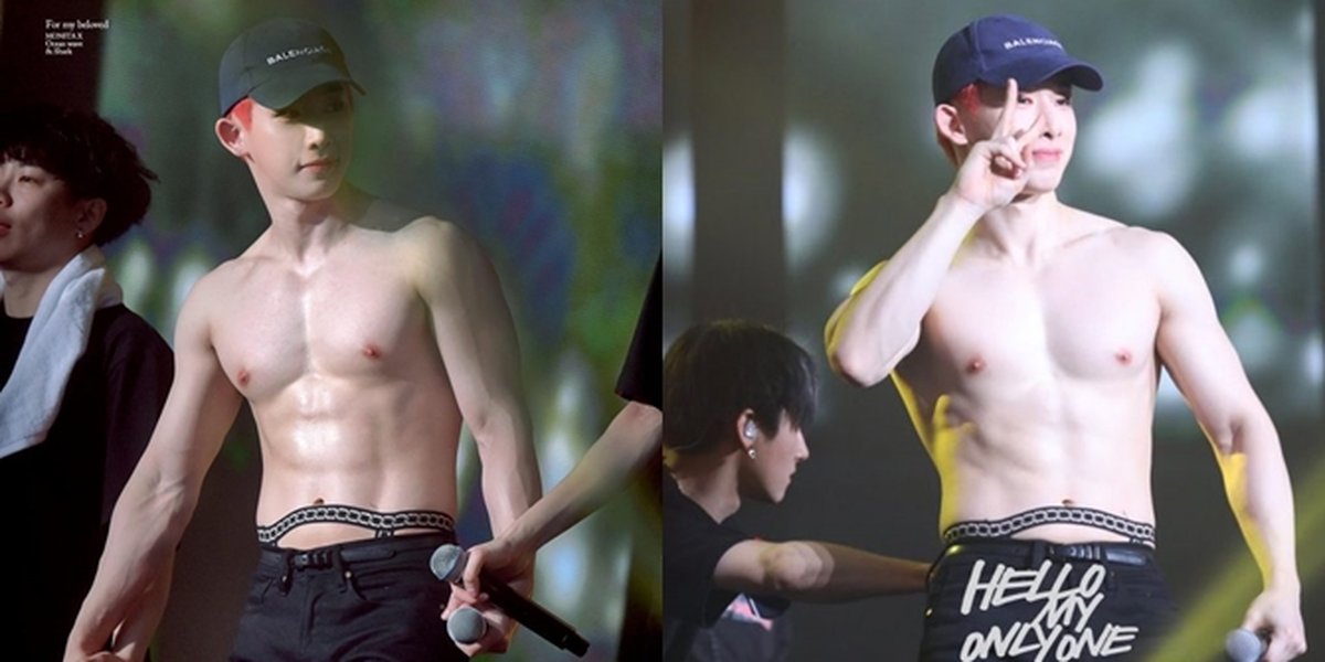 PHOTO: Wonho's Appearance at the Concert, Showing off his ABS - Wearing a Harness