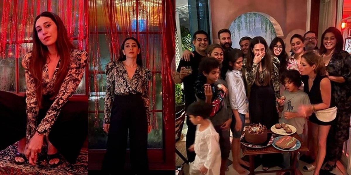 PHOTOS: Karisma Kapoor's 47th Birthday Celebration, Joyful with Family - Stunning Like a Teenager