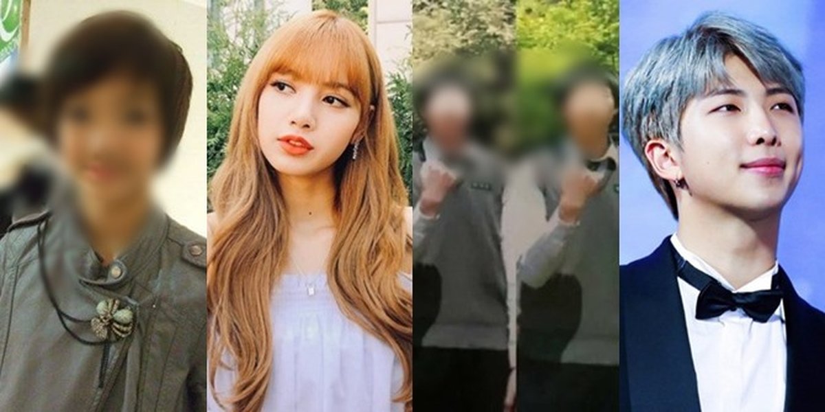 Comparison Photos of 10 K-Pop Idols Before and After Their Glow Up, Lisa BLACKPINK - RM BTS