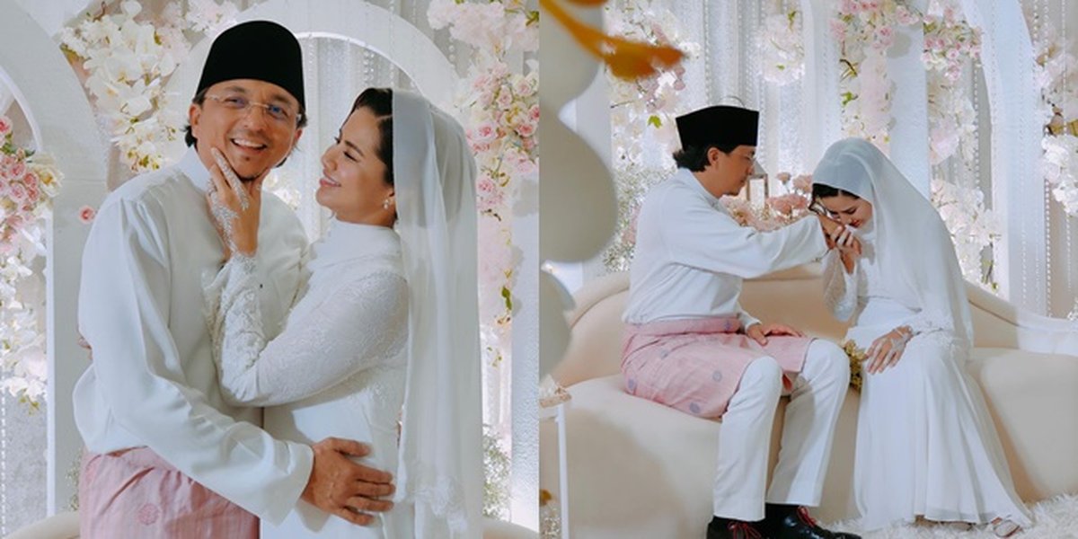 Newly Uploaded Photos of Engku Emran and Noor Nabila's Wedding, Simple and Attended Only by Close Relatives