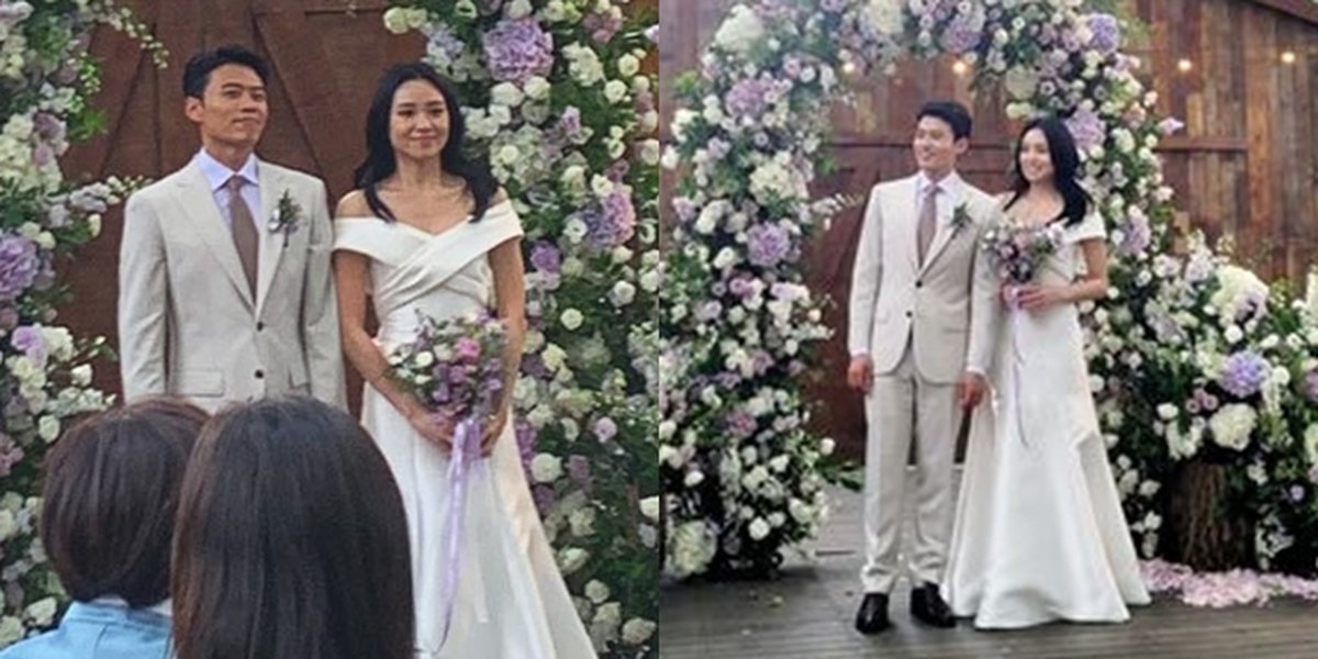 Wedding Photos of Jang Hansol and Jeanette Ong Full of Happiness, Held Outdoors with a Rustic Contemporary Theme