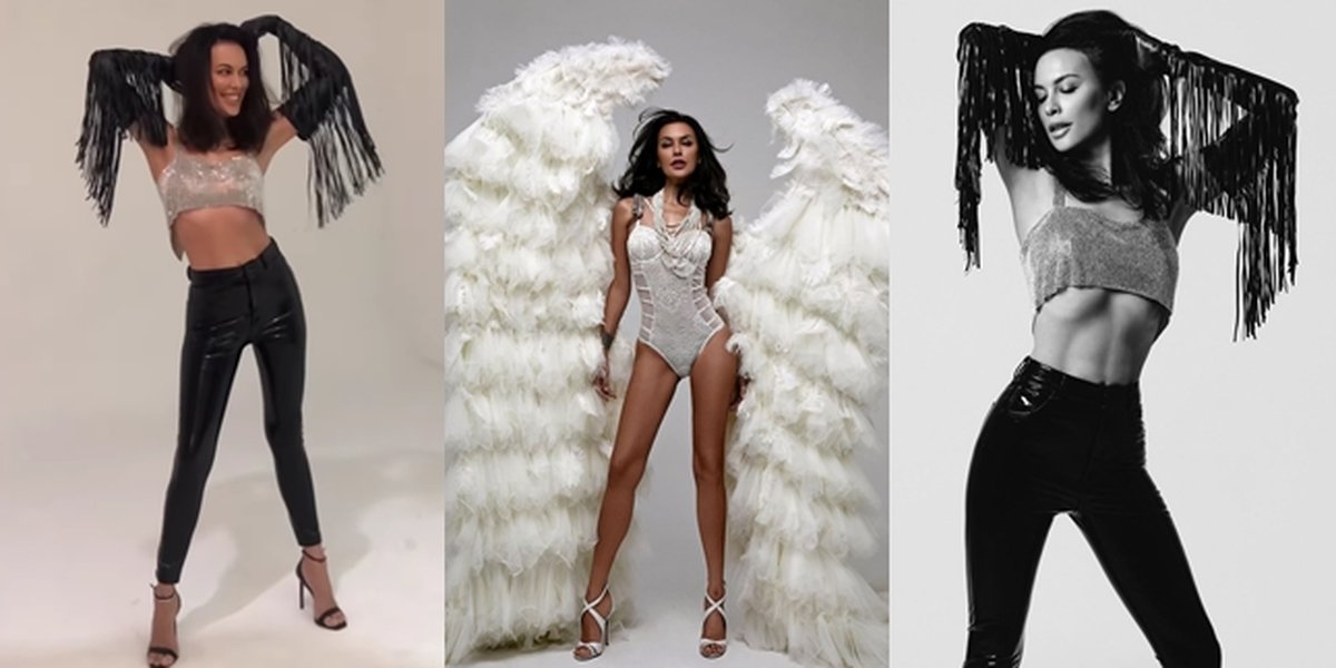 Photos of Sophia Latjuba's Charm in the Latest Photoshoot, Showing Body Goals at 51 Years Old - Said to Resemble Victoria's Secret Model with Wings