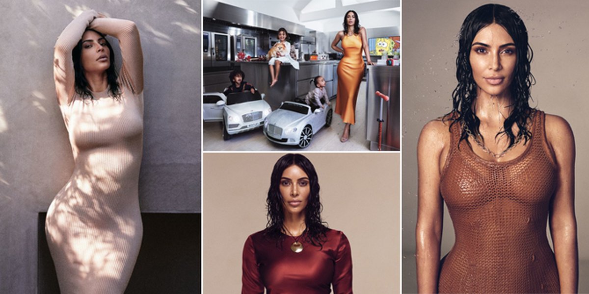 PHOTO: Posing with her Children, Kim Kardashian Shows off Killer Body in Vogue