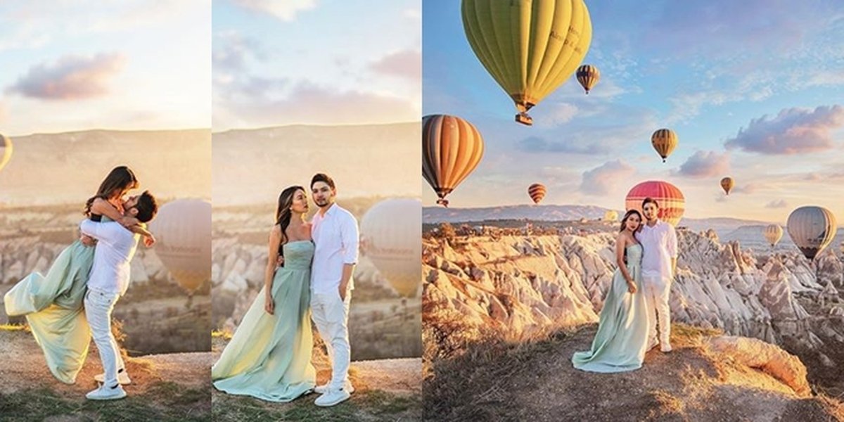 PHOTO Prewed Kezia Toemion - Aditya Trihatmodjo in Cappadocia, Fun