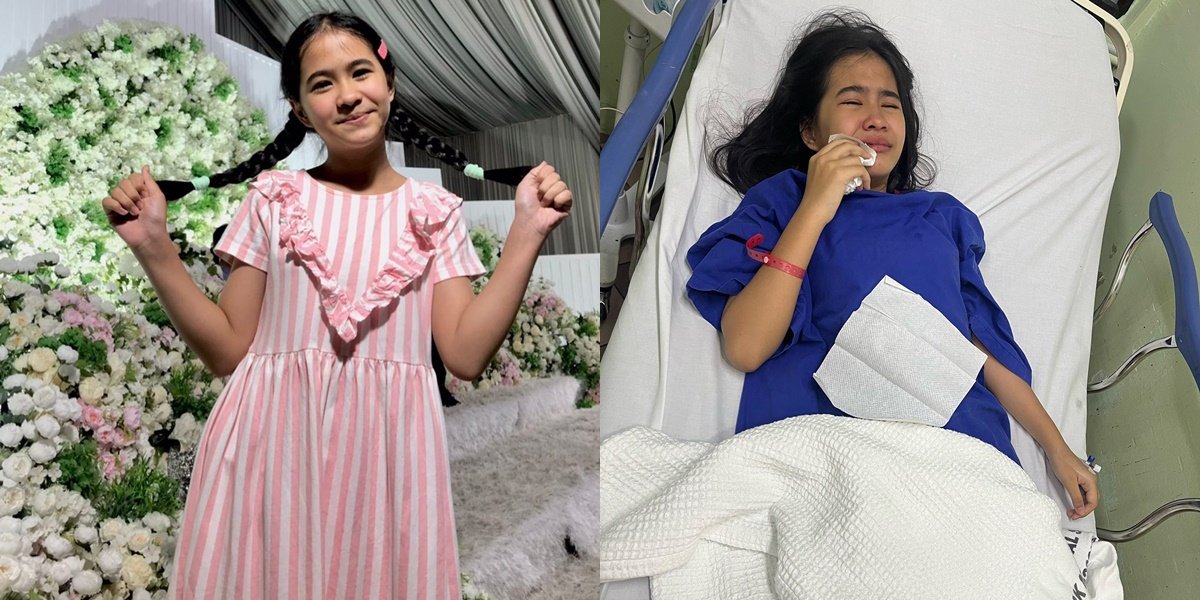Photos of Puteri Rafasya, Child Actress Who Can't Walk After Being Pranked with Pulled Chair, Now Has to Wear Diapers