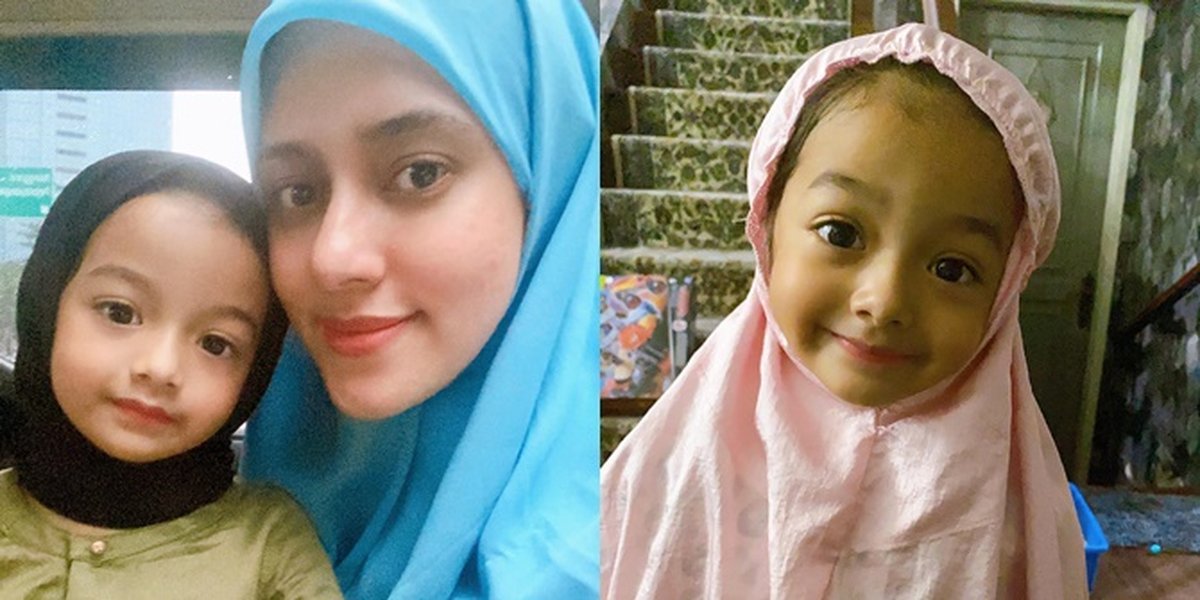 Photo of Queen Eijaz, Fairuz's Daughter, and Sonny Septian Wearing Hijab, Like Dolls and Prayed to Become a Hafizah